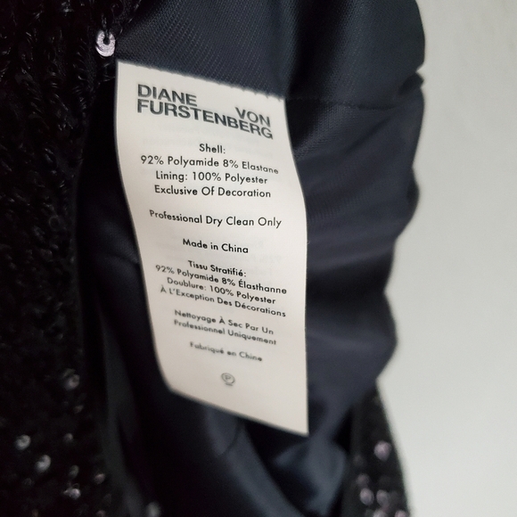 DVF Melina Sequined Dress size S NWT - Picture 10 of 10